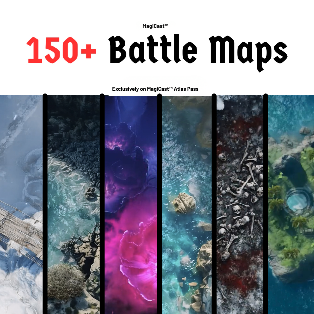 Lifetime Access to MagiCast™ Essential Battlemaps