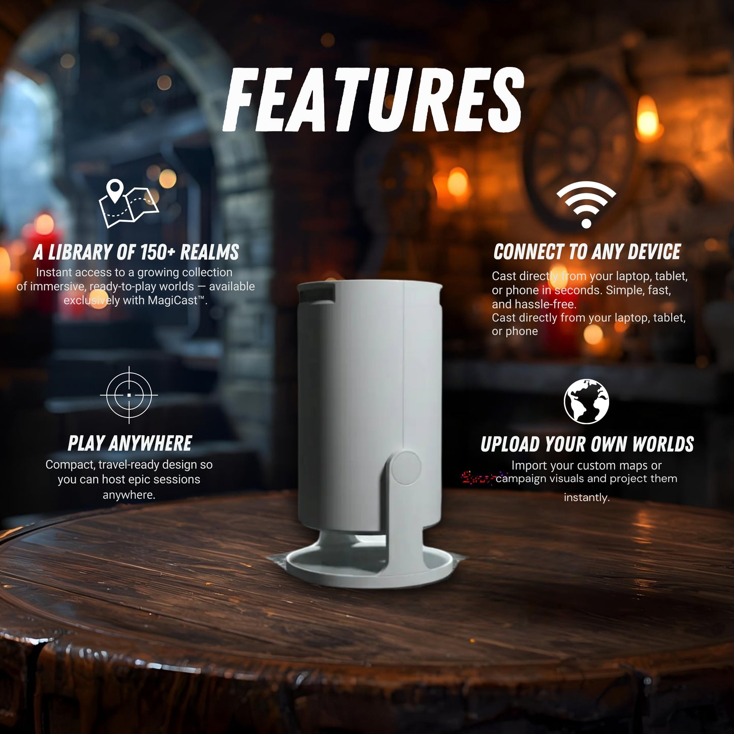 MagiCast™ Immersive TTRPG Map Projector
